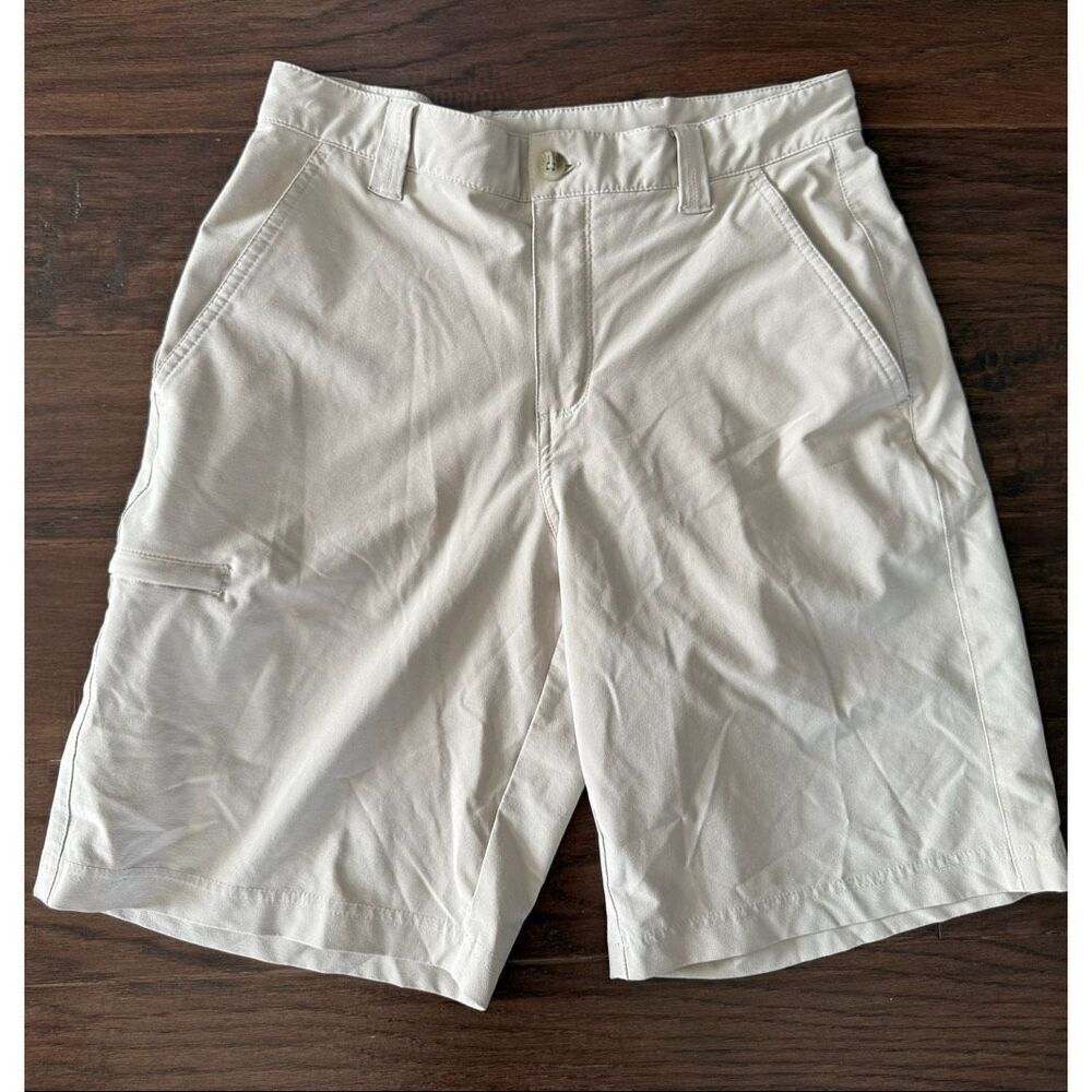 Columbia Men’s PFG 10” Shorts Ancient Fossil Tan size 30